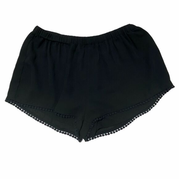 BRANDY Melville Leticia Black Pom Pom Tassel Short - Picture 3 of 9